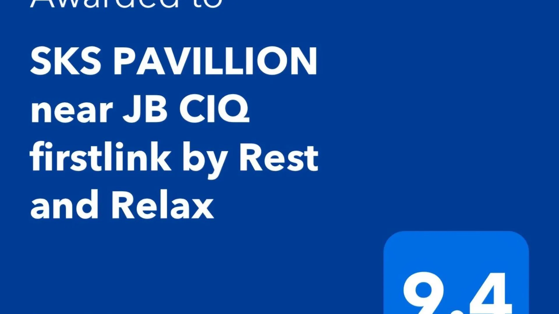 Sks Pavillion Near Jb Ciq Firstlink By Rest And Relax Apartment Johor Bahru